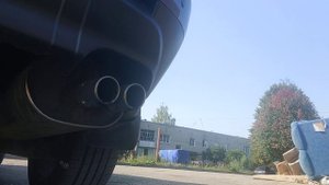 Mitsubishi outlander xl 3.0, звук без двух катализаторов.