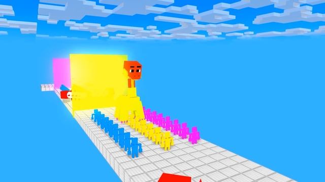 Rainbow Friends Corrupted Blue x Green, Pink and Purple - Roblox Animation смотреть онлайн