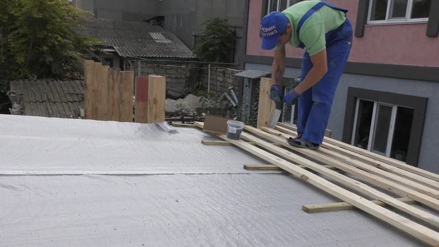 Крутая мангальная зона. Монтаж клинкера, вытяжки и откидного стола [№94] смотреть онлайн