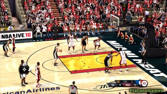 NBA Finals 2013 - San Antonio Spurs vs Miami Heat - Game 2 - 2nd Qrt - NBA Live '13 - HD смотреть онлайн