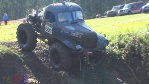 ЗИЛ 157 модернизированный, по бездорожью, полный оффроуд.