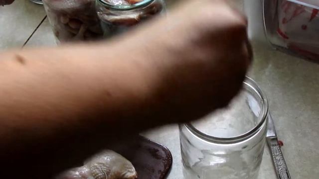 Тушенка из перепелов.