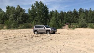 Прадо 150 4.0 дубасит по песку