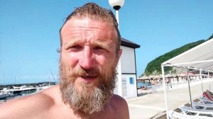 Отдых в Новомихайловском 2022. Торнадо. Платный пляж с бассейном