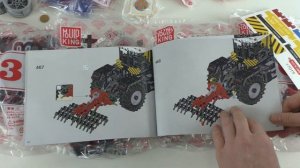 Unboxing MOULD KING 17019 Tractor Fastrac 4000 and 17021 Tractor Supplement Pack 4 In 1