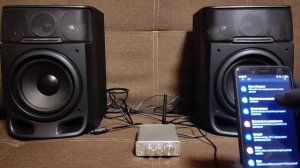 Fosi Audio BT10A and speaker system Aiwa SX-FNV50L