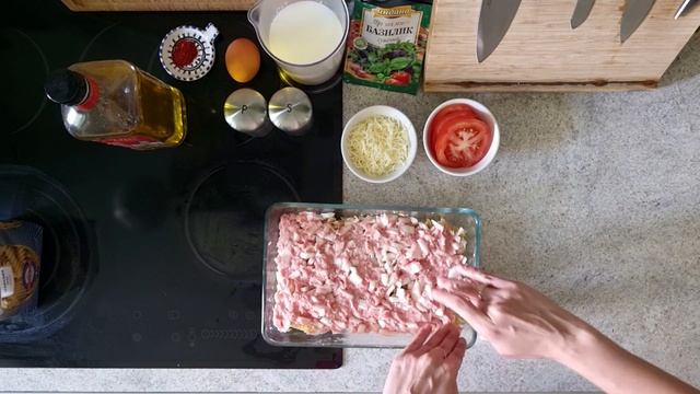 Ленивая лазанья ?? фарш + лапша , без варки и жарки ? / lazy lasagna ?