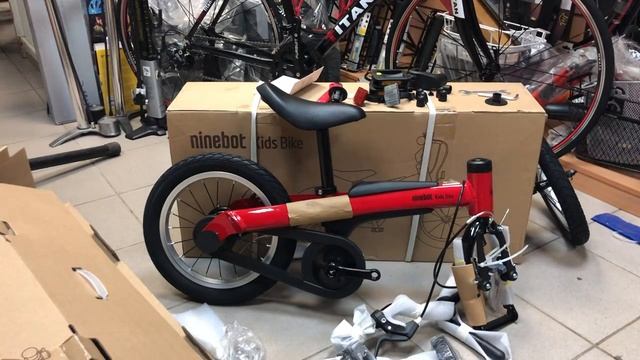 Велосипед Xiaomi NineBot Kids Bike 14 - Обзор и распаковка.mp4