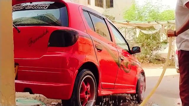 Toyota Vitz | Shower | Model 1999 | Sports car | Car Show | Modified | Pakwheels | Red Beast смотреть онлайн