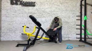 Тренажер Т-гриф с упором DEXsport AD-032 обзор