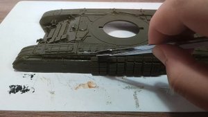 Сборка Т-72Б от Звезды 1/35. Третья часть.