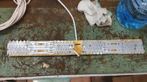 Самодельная DVB-T2 антенна из подвеса для профиля.