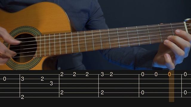 Pirates of the Caribbean - Main Theme (Simple Guitar Tab) смотреть онлайн