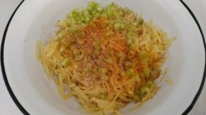 Картофельные драники с болгарским перцем