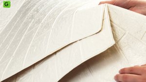 Самоклеящаяся вспененная панель ПЭТ "Белый кирпич" компании Grace