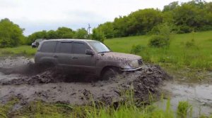 Как едет TOYOTA Land Cruiser 100 в БОЛОТЕ. Оффроуд