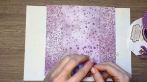 Альбом с нуля. Создание странички для скрап альбома.Мастер-класс. Scrap album. Часть 1