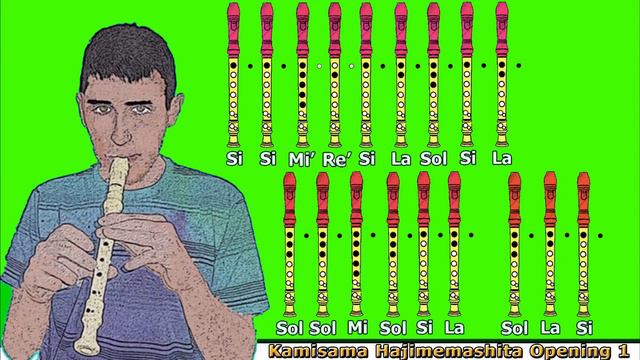 Kamisama Hajimemashita Opening 1 en Flauta Dulce con Notas смотреть онлайн