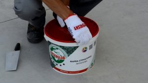 Нанесение с создание фактур с помощью структурной краски ANSERGLOB