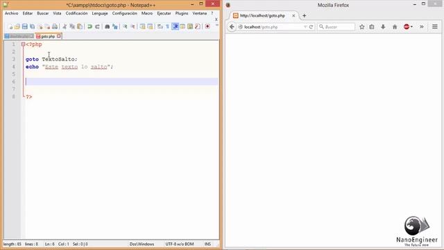 Curso de PHP - 2.5.6 Goto смотреть онлайн