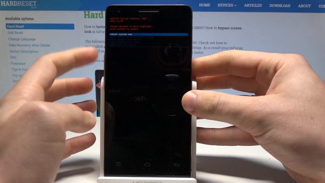 How to Wipe Cache Partition in InFocus M810 - Delete Cache Files