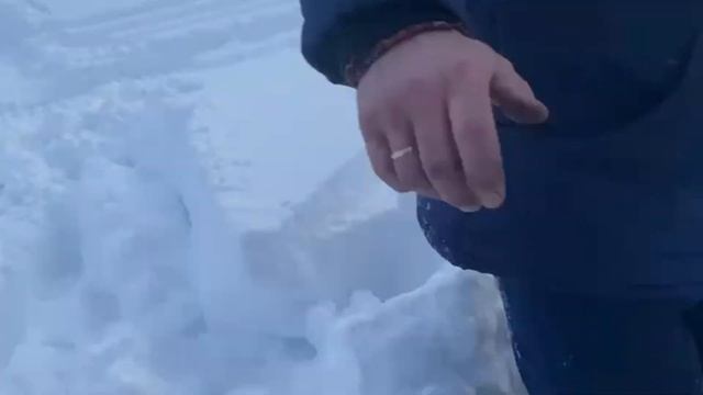 ДИНГО 150 по глубокому снегу смотреть онлайн