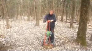 БУРЕНИЕ СКВАЖИН: ручной мотобур (бензобур) для забора.