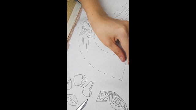 Перевод рисунка на ткань - Этап 2 смотреть онлайн