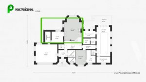 Проект дома в стиле Шале. Дом с бассейном, сауной, гаражом и террасой. Архион М-167