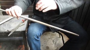 Шашка КАВКАЗСКИЙ ВОЛЧОК. И снова разговор (3) о рессорной стали и закалках.
