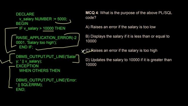 Wings 1 PL SQL Questions MCQs Part 2 | pl sql wings 1 #tcs