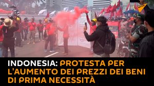 Indonesia: protesta per l'aumento dei prezzi dei beni di prima necessità