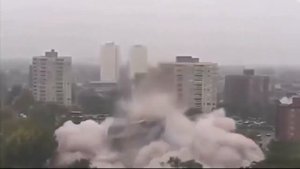 Подрывы домов, зданий и сооружений. отличная работа подрывников.