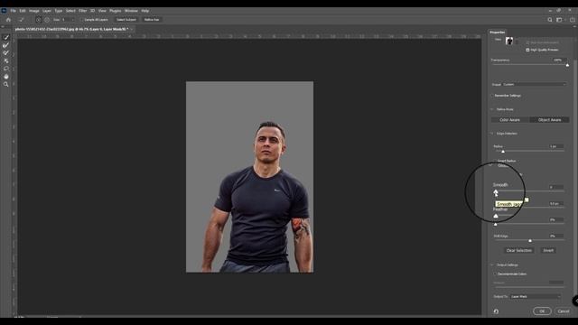 Layer Mask Settings | Photoshop 2021 Tutorial смотреть онлайн