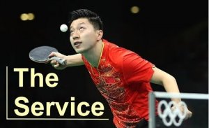 The Service training in table tennis serve тренировка подачи теннис настольный