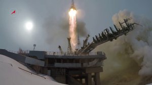 Пуск ракеты носителя «Союз 2 1а» с кораблем «Прогресс МС 08» 2018.02.13