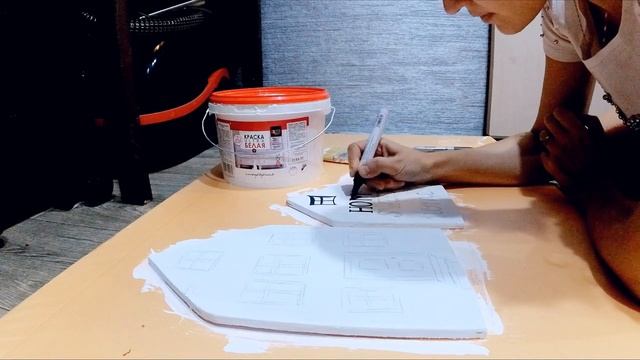 VLOG ( ВЛОГ ) из фанеры картина домик. Новогоднее оформление смотреть онлайн