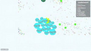 Agar.io - Eating Green & Red Viruses! Agario Solo Gameplay