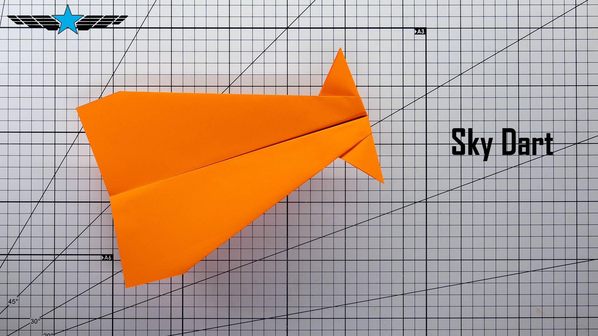 Небесный дротик — простое руководство по оригами бумажному самолетику смотреть онлайн