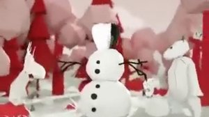 Зимняя заставка канала "Карусель"