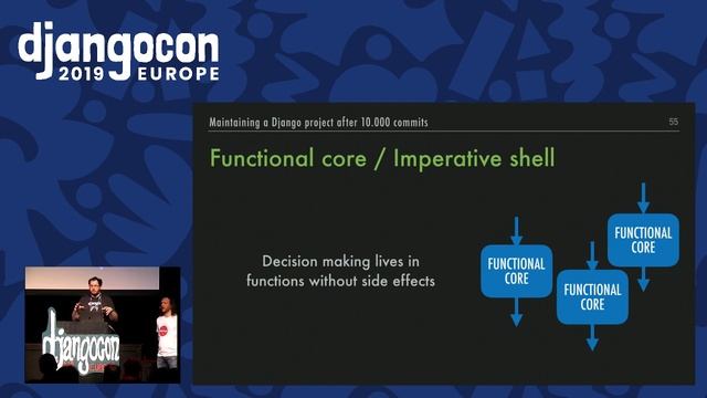 DjangoCon 2019 - Maintaning a Django codebase after 10k commits смотреть онлайн