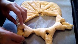 Красивый домашний дрожжевой пирог  Pie decoration Идея украшения