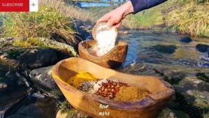 ASMR Приготовление еда на природе!Простой рецепт с курицей и картофелем