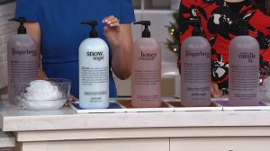 philosophy mega-size 64 oz 3-in-1 shampoo, bath & shower gel on QVC