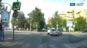 В центре Рязани столкнулись два легковых автомобиля