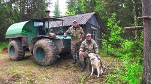 Поездка в лес на 7 дней.Рыбалка.Копчение рыбы.Ночёвка на ближнем кордоне.Часть 3.mp4