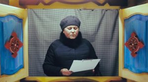 Окно в сказку: Елена читает отрывок из сказки "Сказка о мёртвой царевне и семи богатырях"