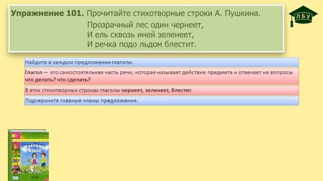 Упражнение 101. Русский язык, 3 класс, 2 часть, страница 56 смотреть онлайн