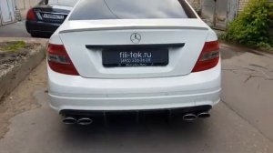 Тюнинг выхлопной системы Mercedes C180 W204