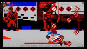 Roblox fnf fatality 223 misses, 141470 score [me as fatal error] [flash warning at 0:45]